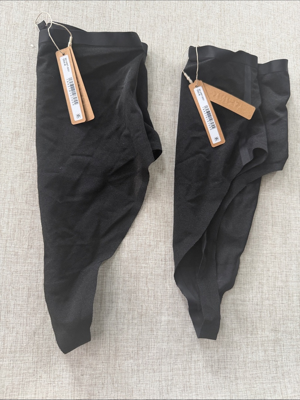 SKIMS Bundle Of 2 Power Mesh High Waisted Thongs Women’s Medium ONYX SH-HWT-0251